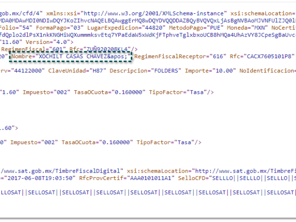Limitante del uso de apóstrofe en Servicios de&nbsp;Timbrado